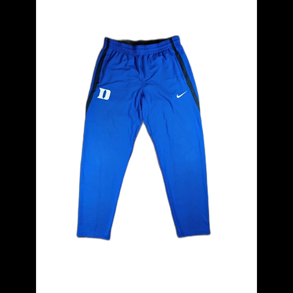 Nike Duke Blue Devils Pants Mens L Dri-Fit Blue